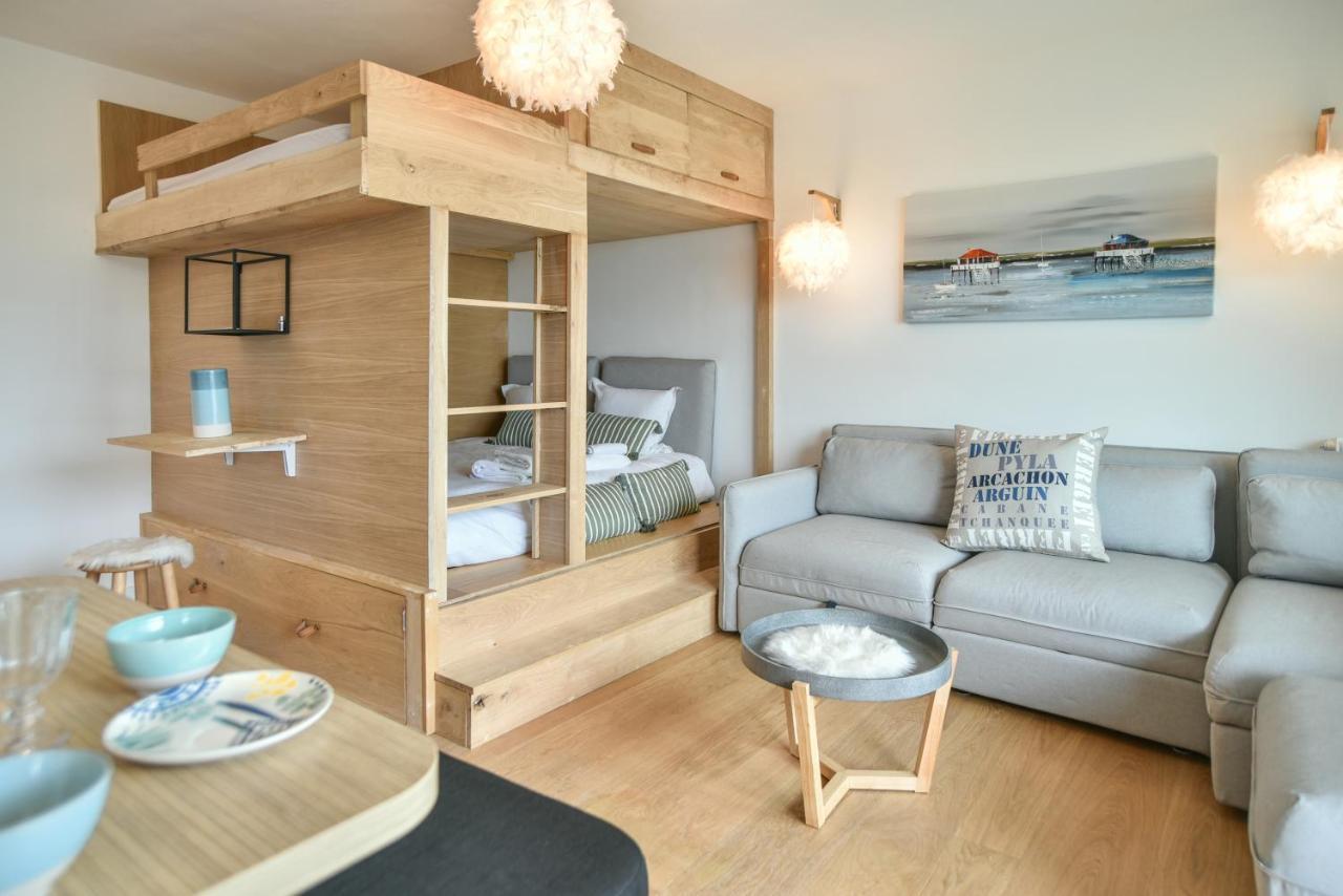 Superbe Studio En 1Ere Ligne En Plein Coeur D'Arcachon Luaran gambar